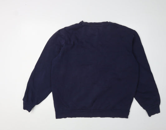 Puma Men's Blue M Logo Sweatshirt