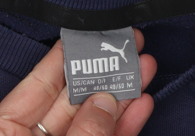 Puma Men's Blue M Logo Sweatshirt