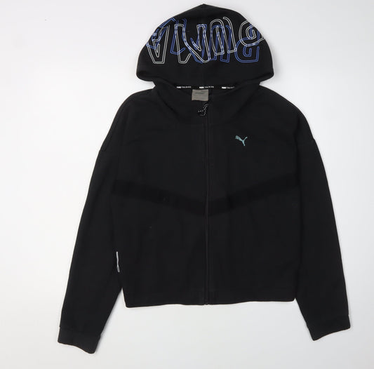 Puma Women's Black Full Zip Hoodie S