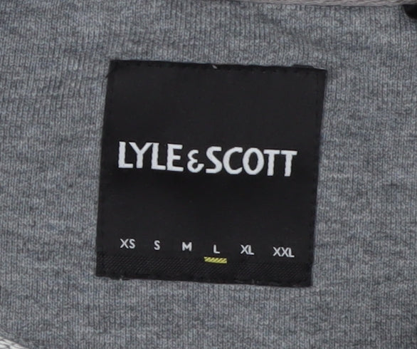 Lyle & Scott Mens Grey Crew Neck Sweatshirt L