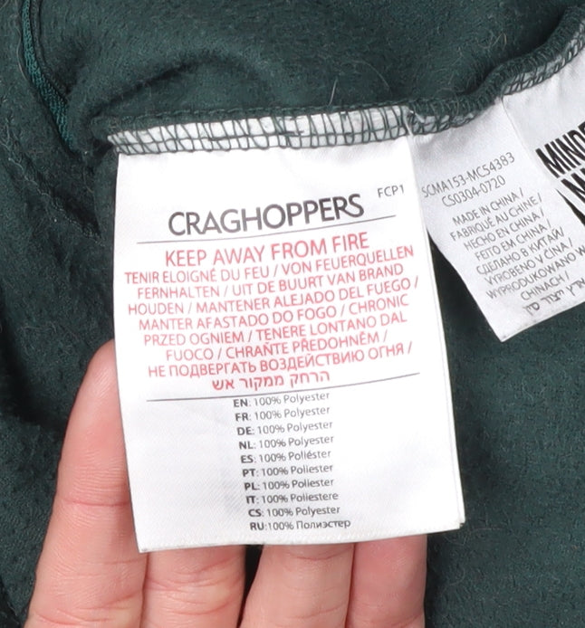 Craghoppers Men's Green Fleece Jacket Size S