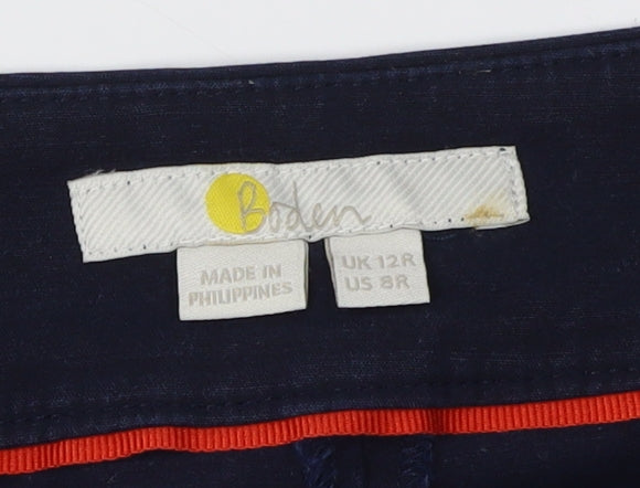 Boden Women's Blue Flared Trousers UK 12