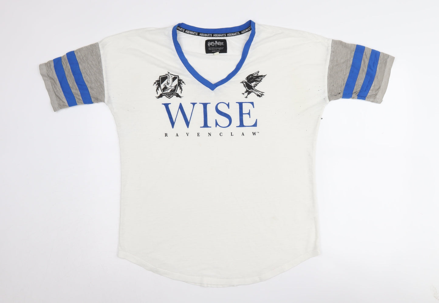 Harry Potter Unisex White Ravenclaw T-Shirt L