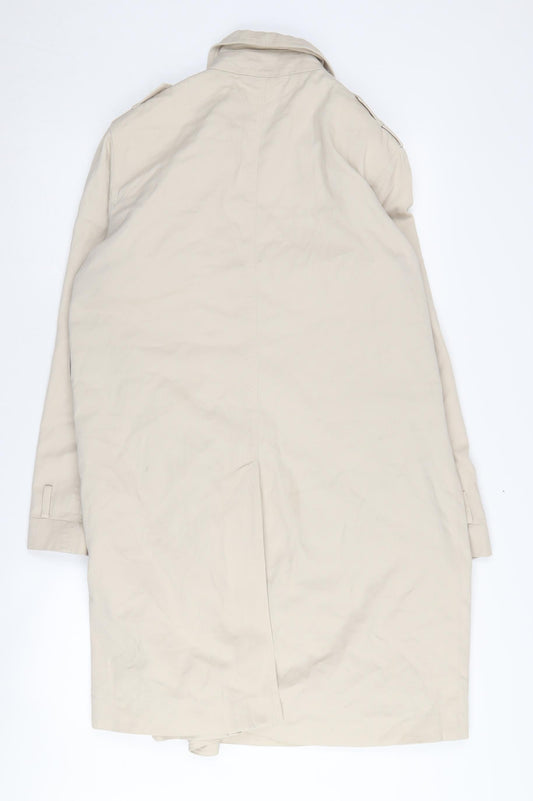 Linda Richards Women's Beige Trench Coat Size L