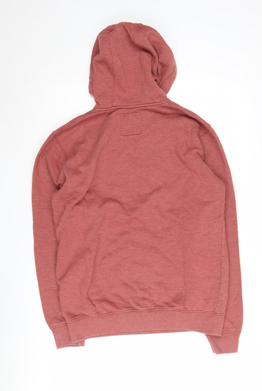 Vans Men's Red Hoodie Medium Pullover with Logo
