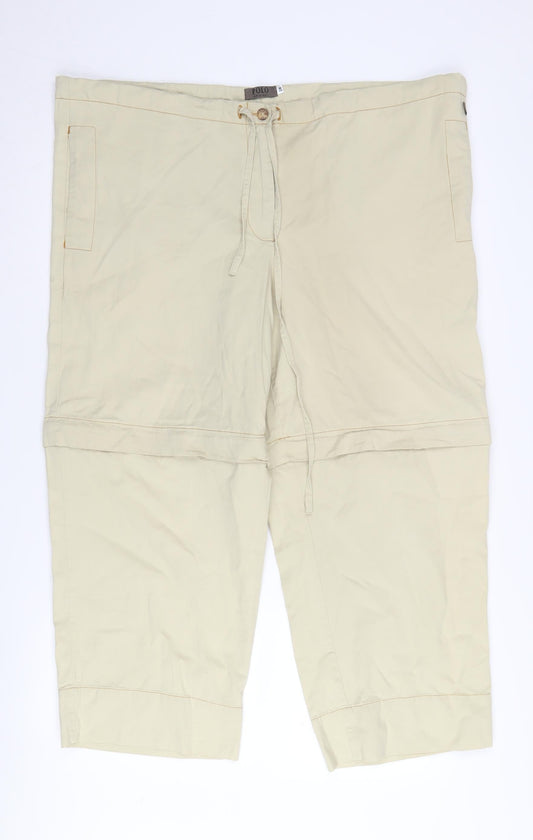 Polo Men's Beige Cargo Trousers - Size 38