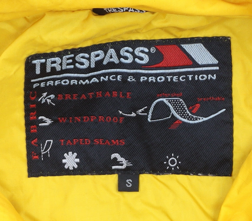 Trespass Men's Yellow Rain Coat Jacket S