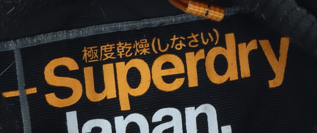 Superdry Men's Black L Casual Full Zip Jacket