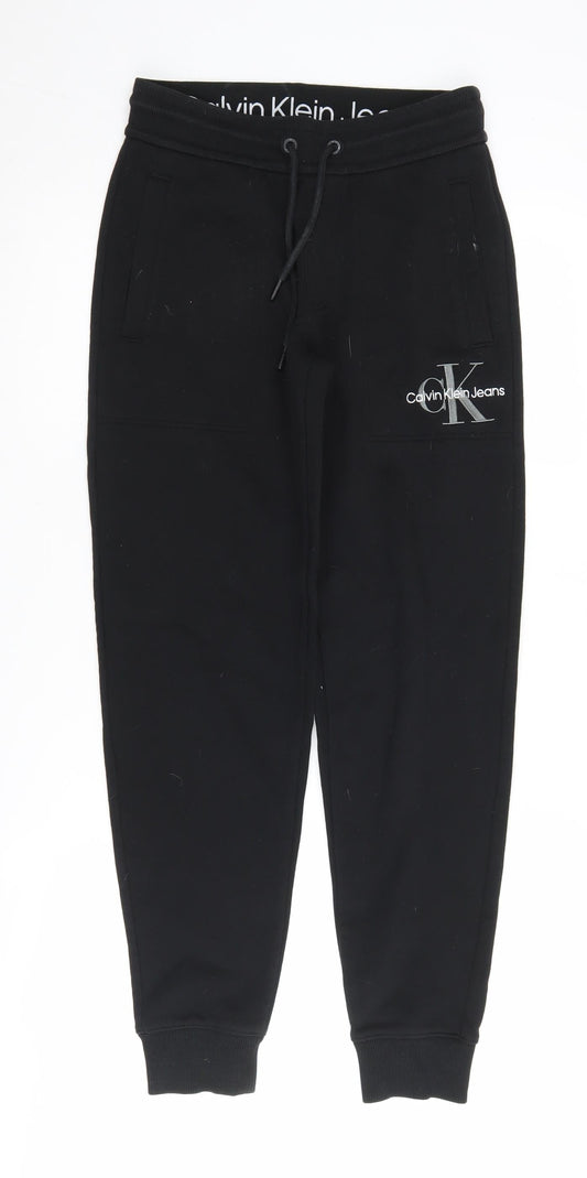 Calvin Klein Men's Black Jogger Trousers XS