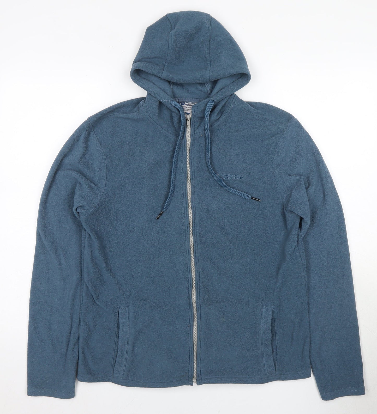Mountain Warehouse Blue Fleece Hooded Jacket - Men’s Small