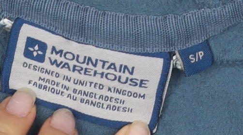 Mountain Warehouse Blue Fleece Hooded Jacket - Men’s Small
