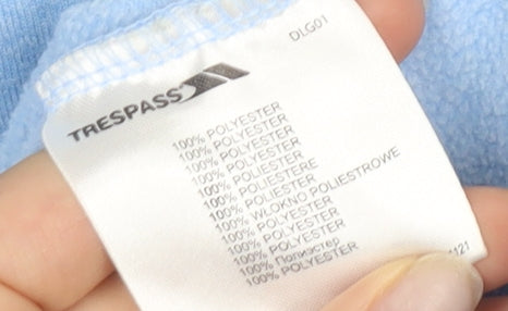 Trespass Unisex Blue Full Zip Sweatshirt L