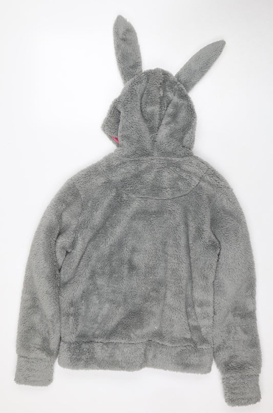 Disney Women's Grey Animal Print Pullover Hoodie S