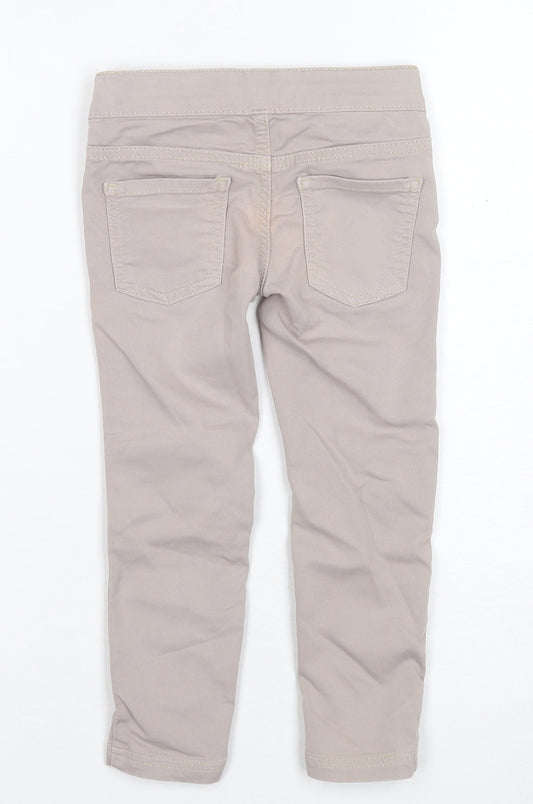 United Colors of Benetton Girls Beige Skinny Jeans, 2XS