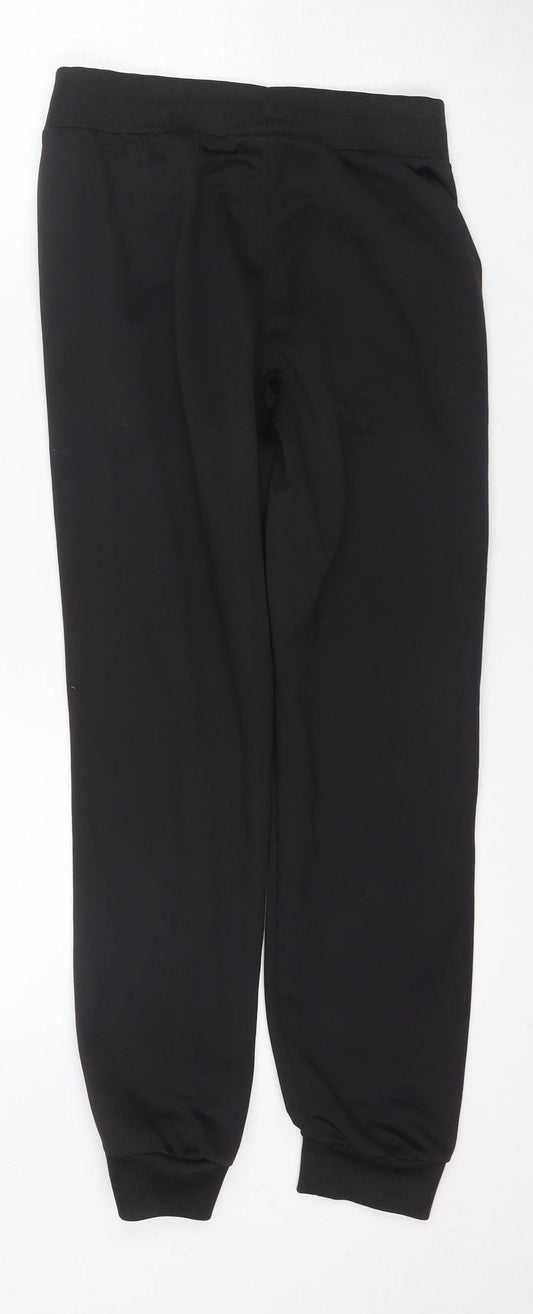 Puma Boys Black Joggers L Tapered Sports Trousers