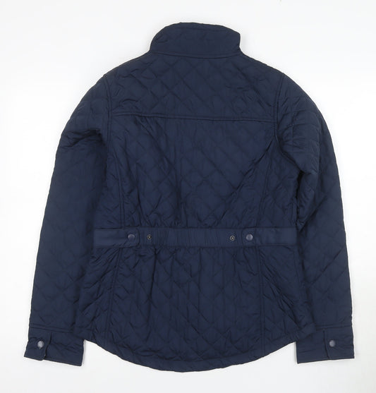 Regatta Women's Blue Quilted Jacket - Size 10, Full Zip