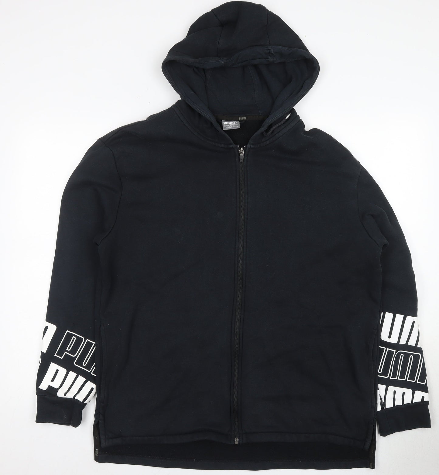 Puma Men's Black Full Zip Hoodie Size L