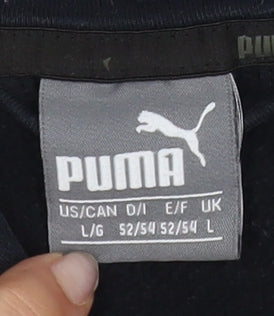Puma Men's Black Full Zip Hoodie Size L