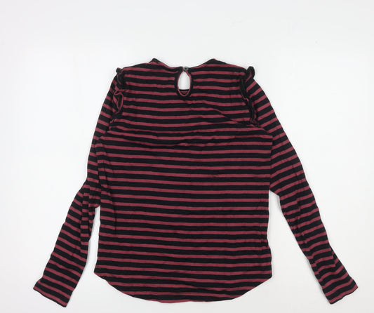 AND/OR Women's Striped Long Sleeve Top Size 6