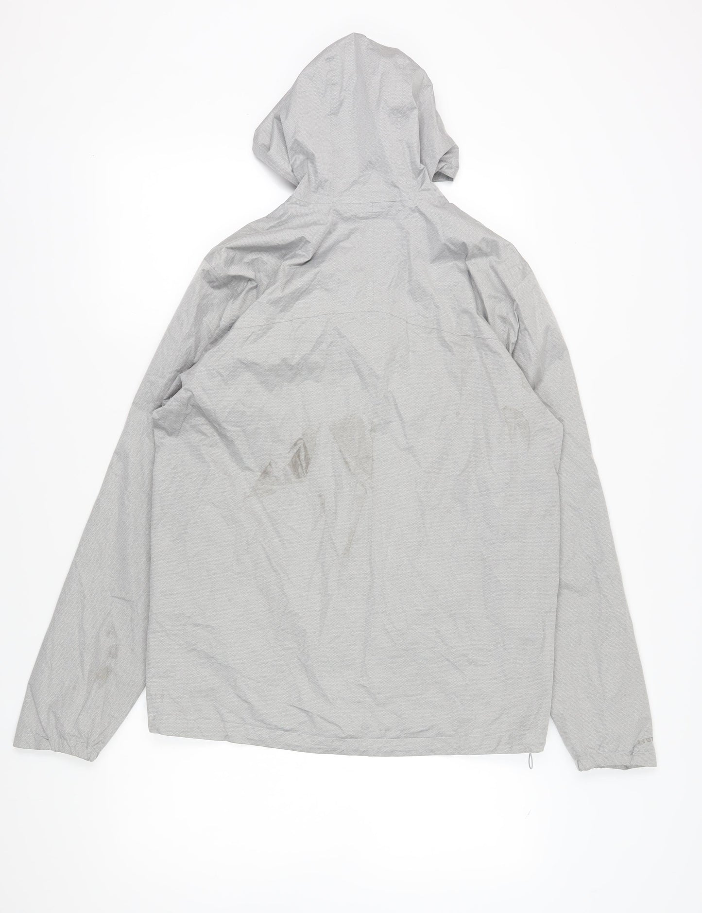 Under Armour Men's Grey Hooded Windbreaker Jacket M
