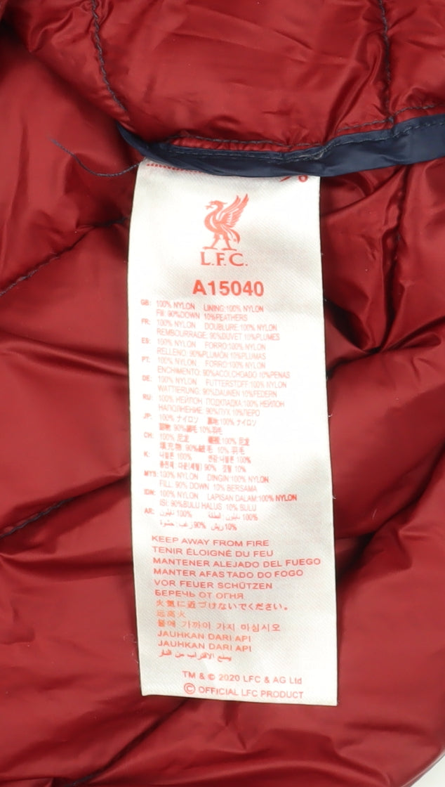 LFC Men's Blue S Puffer Jacket
