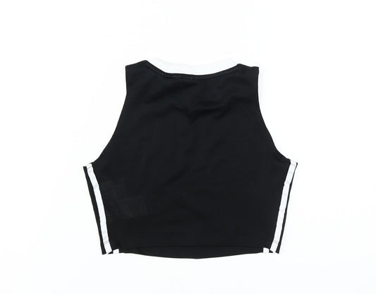 Adidas Women's Black Cropped Tank Top XS