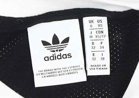 Adidas Women's Black Cropped Tank Top XS
