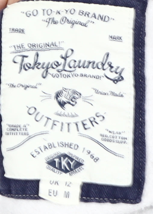 Tokyo Laundry Unisex Grey Pullover Hoodie, Size 12