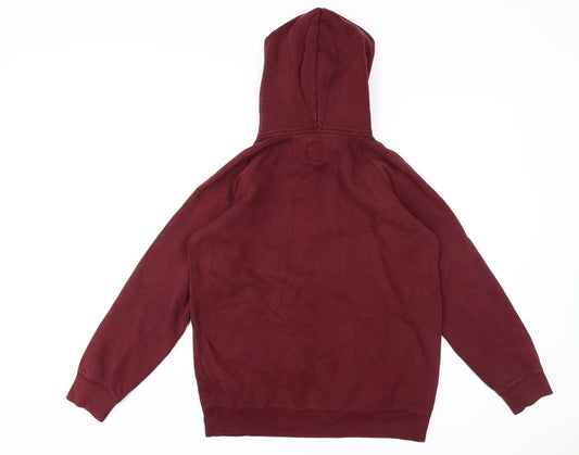 Jack Wills Women's Red Pullover Hoodie Size 12