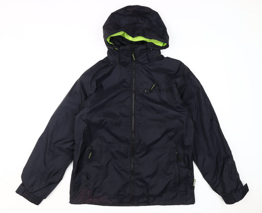 Trespass Men's Black Waterproof Rain Jacket S