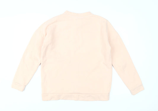 Jack Wills Women's Pink Pullover Sweatshirt Size 8