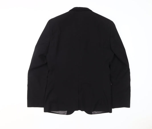 Next Men's Black Regular Fit Blazer Jacket 38R