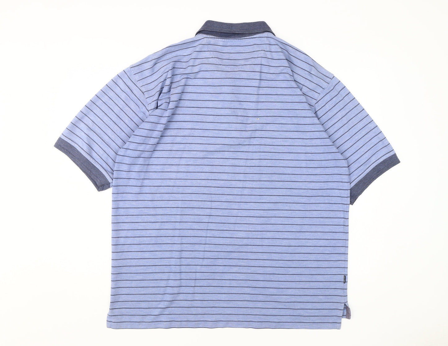 Head Men's Blue XL Striped Polo Shirt - Classic Casual Style