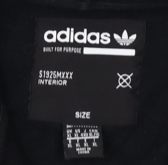 Adidas Men's Black XL Full Zip Hoodie