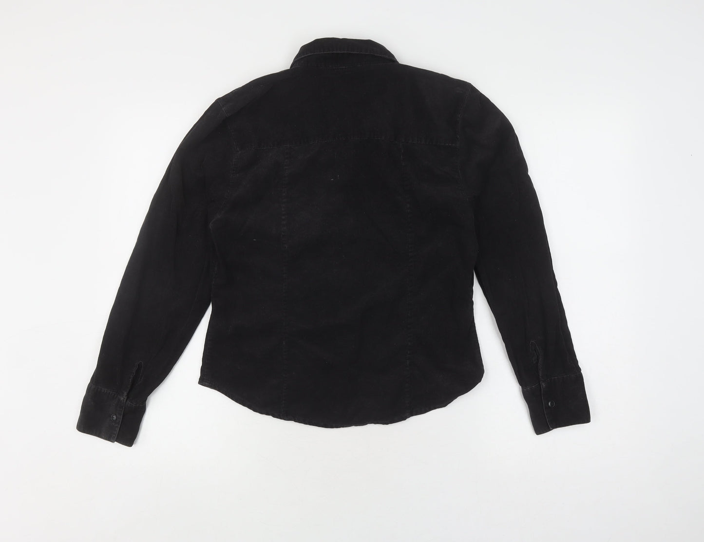 TOG24 Women's Black Button-Up Shirt, Size S, Casual Wear