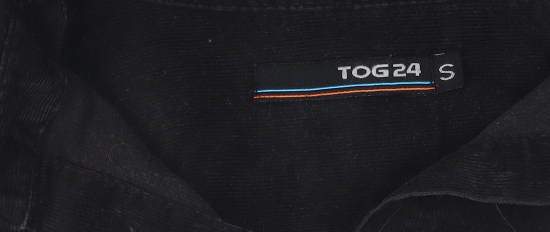 TOG24 Women's Black Button-Up Shirt, Size S, Casual Wear