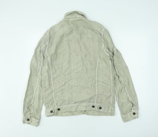 Ted Baker Women's Beige Linen Jacket Size 12