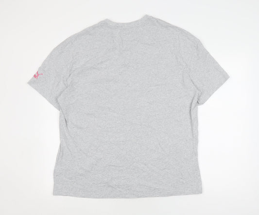 Mens UK Size M PUMA Grey Cotton Blend T-Shirt