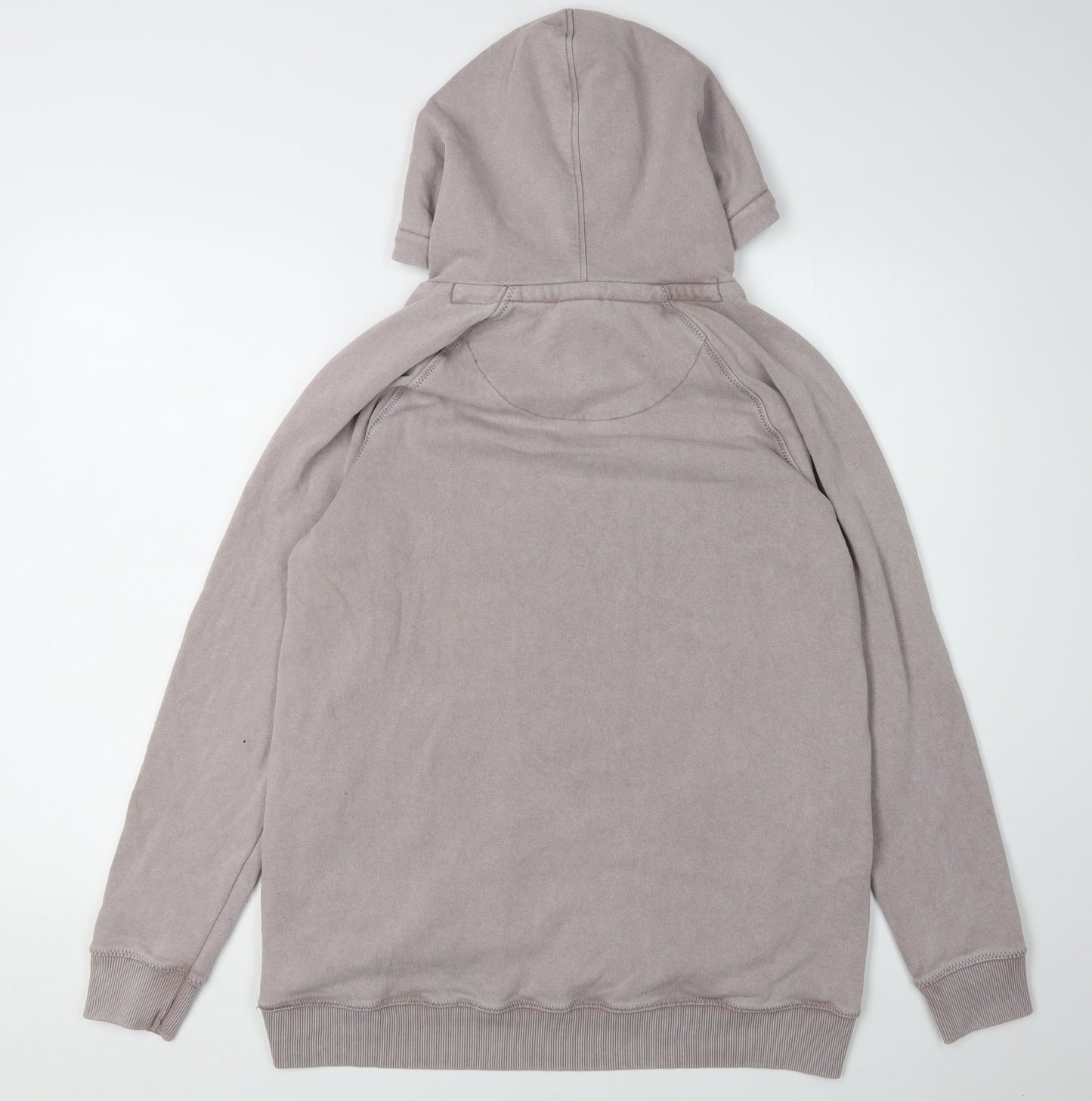 Fat Face Men's Beige Hoodie M Pullover Cotton Knit
