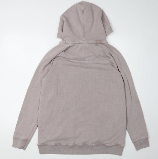 Fat Face Men's Beige Hoodie M Pullover Cotton Knit