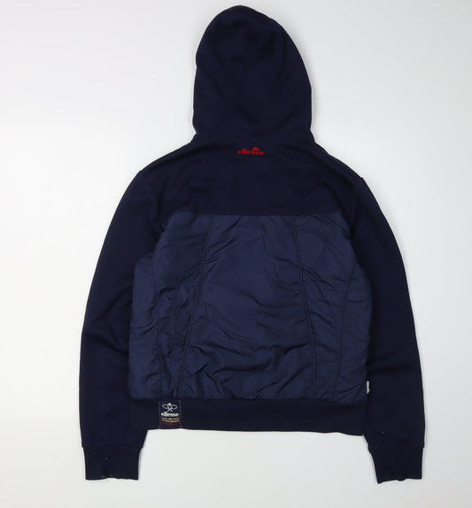 Ellesse Unisex Blue Hooded Jacket Size 14 Sports Casual