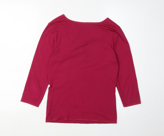 Hobbs Women's Red Jersey T-Shirt, Size S, Casual Wear