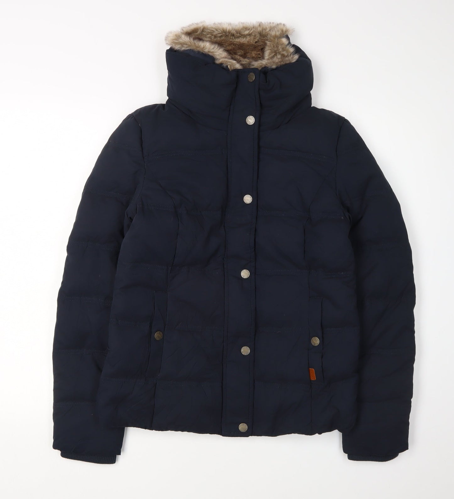 Fatface Women's Blue Puffer Jacket Size 8