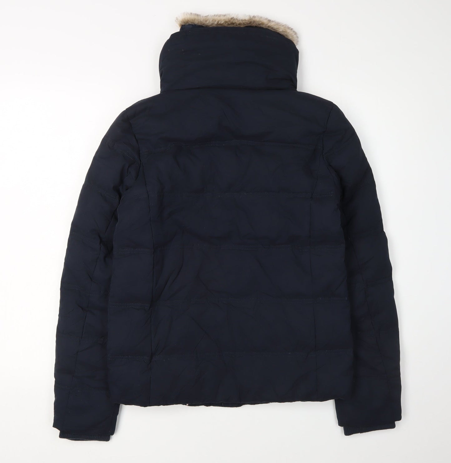 Fatface Women's Blue Puffer Jacket Size 8