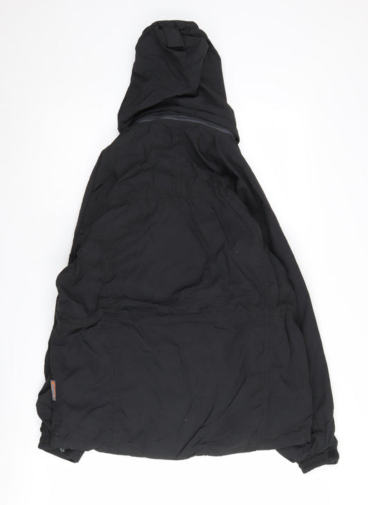 Mountainlife Men's Black Parka Jacket Size S