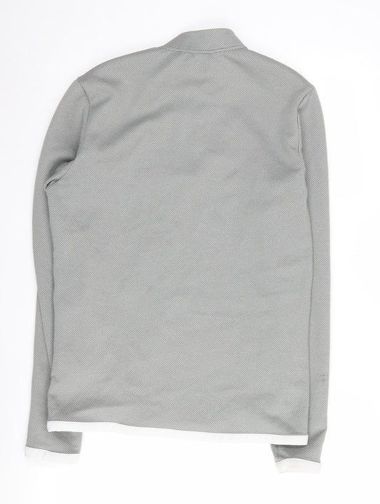Adidas Men's Grey S Quarter Zip Sweatshirt