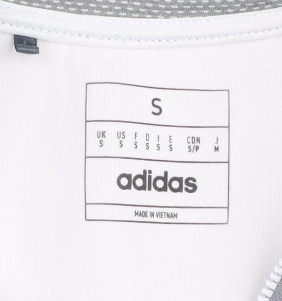 Adidas Men's Grey S Quarter Zip Sweatshirt
