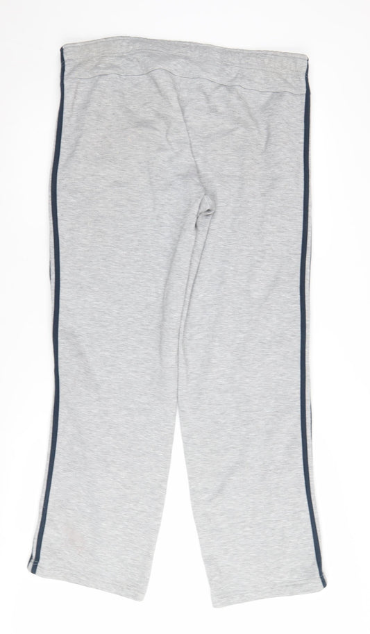 Lonsdale Men's Grey Jogger Trousers, Elastic Waist, Size Regular