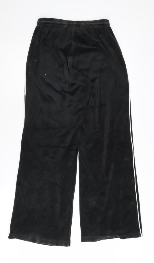 Puma Women's Black Wide-Leg Trousers Size 10