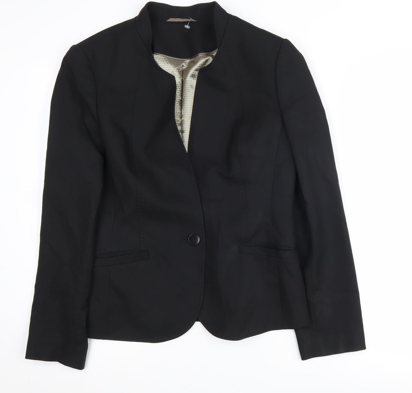 Austin Reed Black Wool Blazer Women Size 12